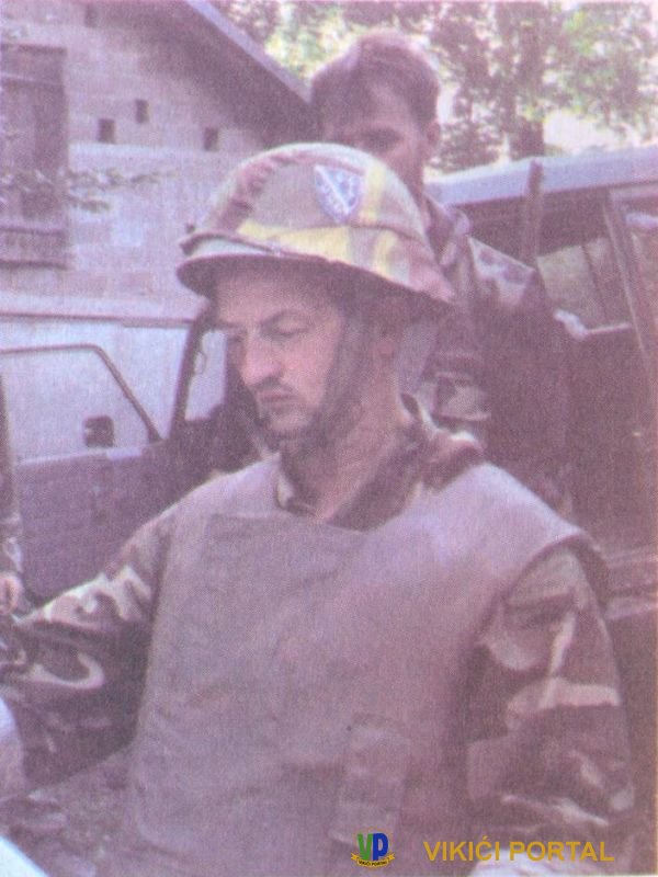 Senad Šarganović Šargan, komandant 501. Slavne brigade na Čađavici nadokam Mrkonjića, septembar 1995.god.