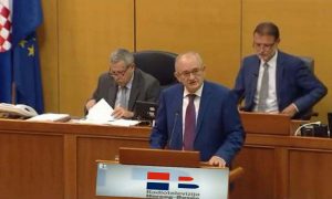 Božo Ljubić u Hrvatskom saboru