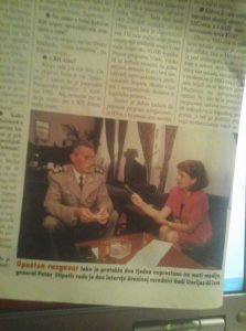 članak iz tjednika "Arena" intervju sa gen. Petrom Stipetićem